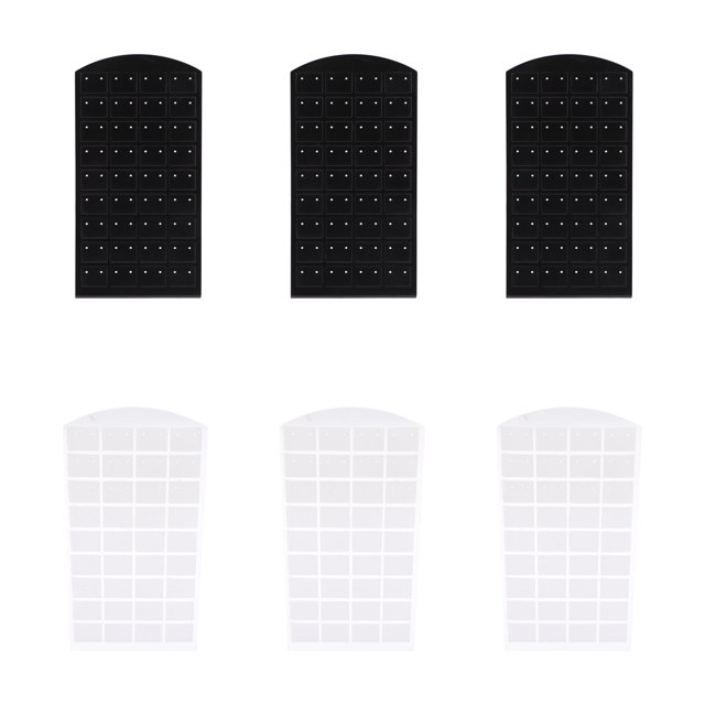6Pcs Earring Stand Acrylic Earring Rack L-shaped Earring Rack Earring Display Holder