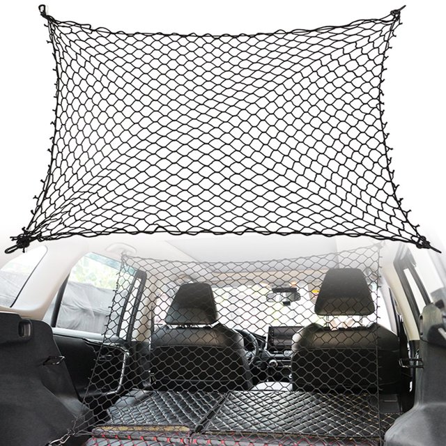 Filet de Barrière pour Chien de Voiture avec Crochets Barrière de Sécurité Durable pour Chien Filet de Barrière pour Chien de Voiture Pliable Réutilisable