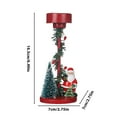 thumbnail image 2 of Christmas Tree Tea Light Holder for Decorating Dinning Wedding Metal Santa Snowman Reindeer Candle Holder Fireplace Table Decoration, 2 of 5