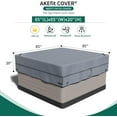 thumbnail image 6 of AKEfit Waterproof Hot Tub Cover,Heavy Duty 600D Waterproof Oxford Material SPA Cover for 85''x 85''Hot Tub, UV Protection & Windproof, Waterproof Hot Tub Cover Protector, 6 of 8