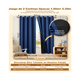 thumbnail image 2 of Cortinas Blackout Ventana Sala 300x230cm 2 Paneles Azul marino, 2 of 5