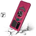 thumbnail image 5 of Designed for Motorola Moto G Stylus 5G 2024 Hybrid Dual Layer with 360° Rotate Magnetic Ring Stand Holder Kickstand TPU Rugged PC Shockproof Phone Case Cover [Hot Pink], 5 of 6