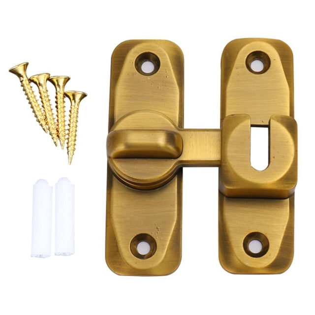 Secure Sliding Barn Door Lock: Easy Install, 90°/180° Flexibility & Privacy!