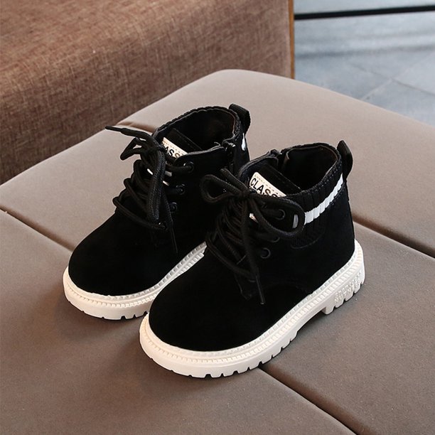 Botas De Lluvia Botas Niños Niños Zapatos Casuales Zapatos Acogedores de Invierno para Niños Niñas (23) Negro Likrtyny Tenis De Mujer Tenis De Hombre