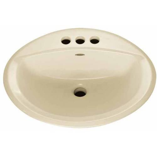 American Standard 0476.028.020 Aqualyn Oval Drop Lavatory Sink with