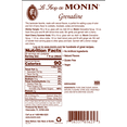 thumbnail image 5 of Monin Sirop de Grenadine de Qualité Supérieure, Mélangeur de Cocktail Authentique aux Petits Fruits Rouges et à la Vanille, Bouteilles en Verre de 750 ml (25,4 oz), Caisse Professionnelle en Vrac de 12, 5 of 5