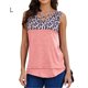 thumbnail image 1 of Camiseta sin mangas con cuello en V y estampado de leopardo para mujer, camiseta sin mangas de verano, rosa, L Inevent AP002393-08, 1 of 7