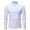 White, variant on Men Basic Turtleneck Slim Fit Long Sleeve Pullover Top Solid Thermal Knitted T-Shirt Sweaters Soft Lightweight Shirt