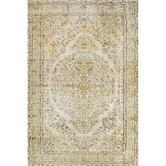 Beige Oriental Area Rugs for Living Room Washable Rugs Boho Moroccan Area Rug Soft Neutral Geometric Bohemian Carpet Distressed Indoor Rug for Bedroom Dining Room Office Foldable Nonslip Rug