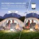 thumbnail image 2 of Rechargeable Camping Lights LED Camping Lantern Hanging Tent Lamps Multifunctional Table Lamp Night Lights Waterproof Camping Lamp for Outdoor, 2 of 5