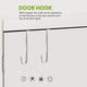 thumbnail image 4 of Adjustable over the Door Hook, Door Hanger Hanging Door Hooks over the Door Metal Hook Cabinet Door, 4 of 5