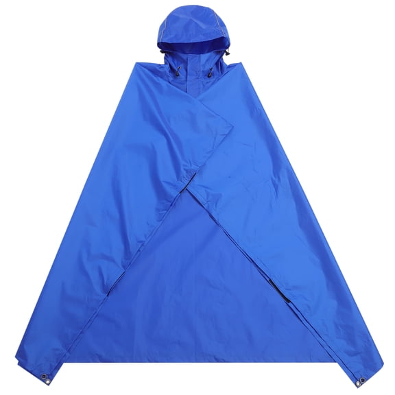 unbranded  Clear Raincoat Ponchos for Adults Suit Travel Men and Women Blue