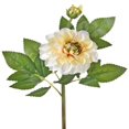 thumbnail image 1 of 22" Buttercream Dahlia Spray With Bud Artificial Flowers, 1 of 1