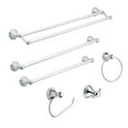thumbnail image 2 of Moen DN8418CH Preston Collection 18-Inch Single Bathroom Towel Bar, Chrome, 2 of 3