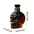 thumbnail image 3 of Skull Glass Whiskey Bottle 350ml, Unique Borosilicate Liquor Decanter for Whiskey Vodka Tequila Wine, Creative Animal Shape Wine Bottle for Bar Home Decoration and Gift for Whiskey Lovers, 3 of 6