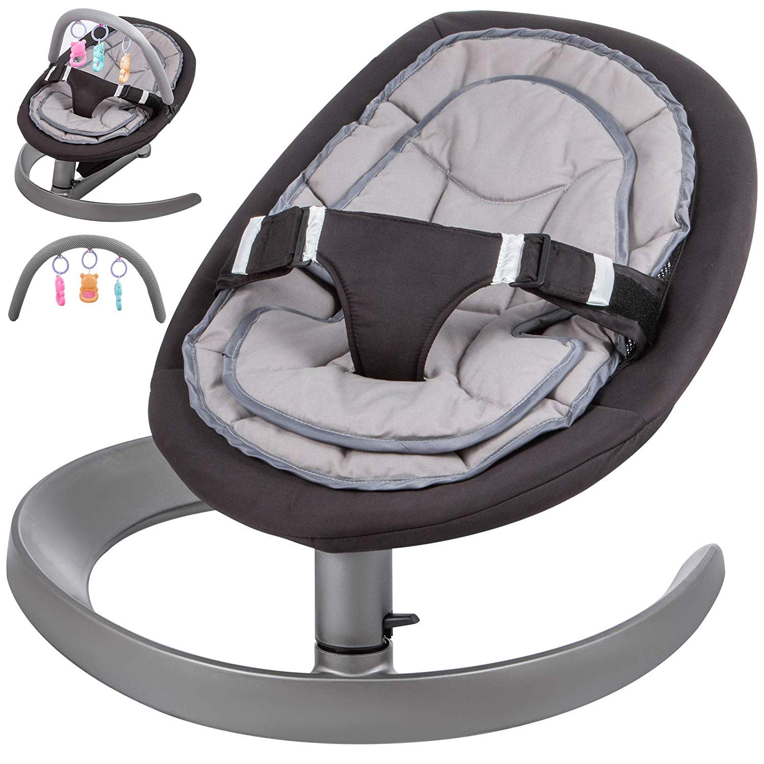 grey baby swing chair