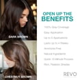 thumbnail image 4 of REVO Instant Hair Dye Shampoo, Dark Brown, Gray Coverage, 300ml Pump Bottle, Ammonia Free, 4 of 10