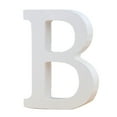 thumbnail image 2 of Visland Wooden Letter Hollow Polished European Style Free Standing White Wood Letter Party Supplies, 2 of 8