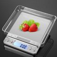 thumbnail image 4 of Báscula electrónica recargable de alta precisión para joyería que pesa alimentos en gramos para cocinar. 2000 g/0,1 g, 4 of 5