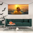 thumbnail image 2 of Lsque Cartoon Swimming Yellow Duck Pattern Party Banner, Festive Banner , Holiday Celebrations and Events for Carnival Birthday Party Festival Decorations-Small, 2 of 8