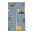 thumbnail image 7 of XMXY Japanese Doorway Curtain Noren, Cartoon Ocean Shell Crubs Door Closet Curtain Panel, Room Dividers Privacy Tapestry, 34 x 56 Inches, 7 of 7