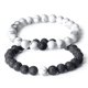 thumbnail image 1 of Pulsera de pareja de nubuck con bomba de piedra, cuerda sexual, 1 of 4