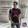 thumbnail image 5 of Greenyef Graphics I Paused My Game to Be Here Gamer Gift Funny Tee Men's T-Shirt Style-23 (Black & Pink, Medium), 5 of 6