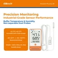 thumbnail image 2 of Elitech Bluetooth Thermometer Data Logger Temperature with Shadow Data 100000 Points Data Storage Export, Pharmacy Vaccine DDL Calibration Certificate, MAX MIN AVR MKT GSP-6Pro-GLE/THE, 2 of 9
