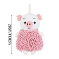 thumbnail image 2 of TIELUTT Cartoon Baby Pig Sheniel Hand Wiping Doll Functional Animal Themed Absorbent Hand Bathroom Decorations Bathroom Rugs Set Large Bath Towels Towel Racks for Bathroom Wall Mounted Beach Towels f, 2 of 7