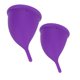 thumbnail image 4 of Copa menstrual de silicona reutilizable para mujer, herramienta de cuidado corporal para el cuidado de la higiene femenina (1 x Copa menstrual morada (S) + 1 x Copa menstrual morada (L) + Bolsa d, 4 of 10