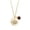 G, variant on Necklace Birth Month Flowers Necklace With Birthstone, Birth Flower Pendant Necklace, Disc Coin Pendant Necklaces Birthday Gifts For Her Birth Flower Necklaces Necklace for Women Necklace Jewelry for