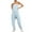 ZA1-Blue, variant on Women Casual Jumpsuits Onesie Spaghetti Strap Loose Romper Summer Fashion Harem Overalls With Pockets