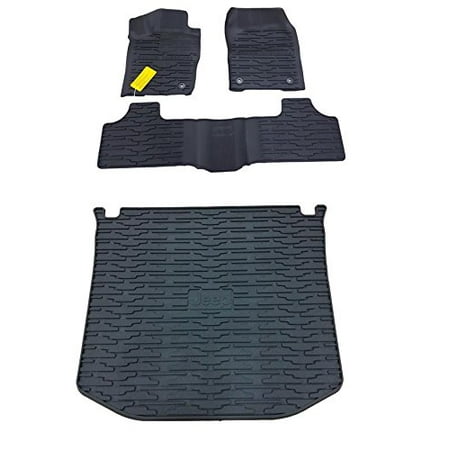 Mopar 13 15 Jeep Grand Cherokee Rubber Floor Mats And Cargo Liner