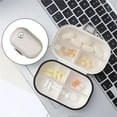 thumbnail image 5 of Travel Portable Organized Box,Mini Portable Medicines Box, 6 Compartments Portable Pill Case, 5 of 5