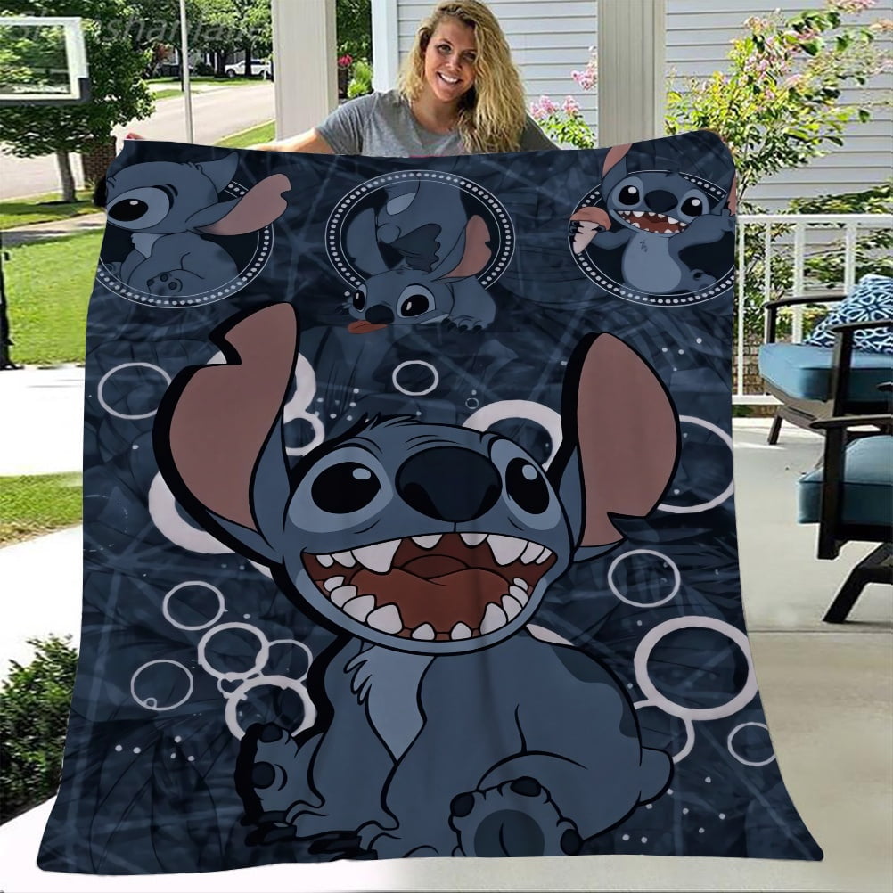 Lilo And Stitch Quiltblanket Gift For Fan, Lilo And Stitch Gene