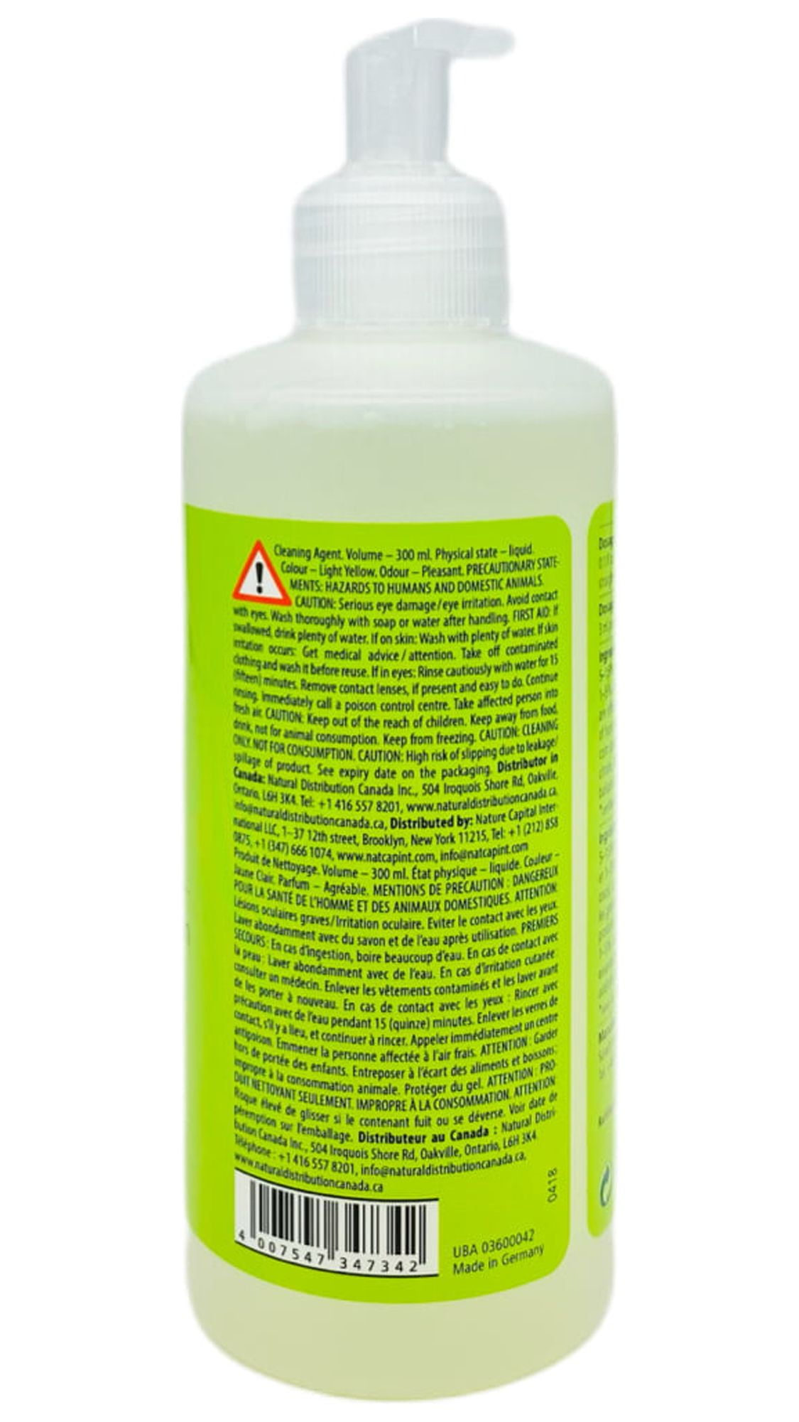 Sonett Organic Liquid Dish Soap, Lemon Scent, 10 Fluid Ounce, 6 Count