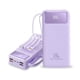 thumbnail image 1 of Power Bank Genérico PB60000 Portátil Morado 60000mAh 120W 4 Cables USB LED, 1 of 4