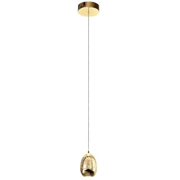 VONN Venezia 3.5" ETL Certified Integrated LED Aluminum Pendant in Gold