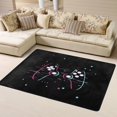 thumbnail image 1 of DouZhe Tapis de Zone Motif Manette de Jeu Créativité Future Antidérapant Lavable en Machine, Style Tapis Paillasson, 63x48 Pouces, 1 of 6