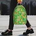 thumbnail image 2 of Disketp St Patrick's Day6 Mochila Escolar de 15 Pulgadas, Mochila Ligera para Estudiantes, Viajes y Trabajo, Cómoda y Resistente para el Uso Diario, 2 of 6