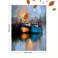 thumbnail image 3 of Qisvanset 12x16 Inch Vibrant Meadow Sunset Oil Painting Canvas Print Wall Art, 3 of 5