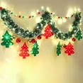thumbnail image 4 of Christmas Rattan Ball Light String - 200cm Decorative Garland with LED Lights (Red/Green Holiday Decor for Tree, Mantel & Outdoor Use), 4 of 6