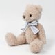 thumbnail image 2 of Plush Bear Cute Fluffy Bear Stuffed Animal with Bowtie 9" Sitting Height Sleeping Aids Dolls Gifts for Boys Girls, 2 of 4