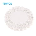 thumbnail image 2 of 180 Piezas Papel Doilies Hollowed clásico Lace Blondas de Papel Pastel Embalaje Pads Boda Vajilla Decoración Set 8.5 Pulgadas tapete de papel Spptty cocina, 2 of 10