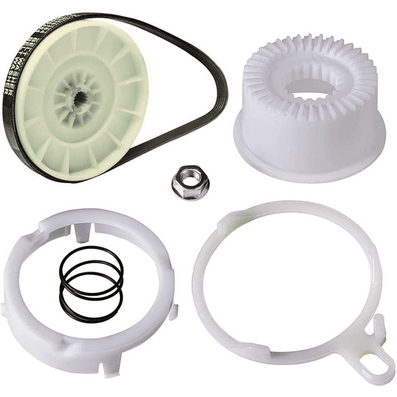 NefLaca W10721967 Washer Pulley Clutch Kit W10006384 Washing Drive Belt for Whirlpool US