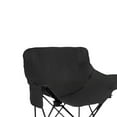 thumbnail image 6 of Folding Camping Chair Beach Moon Chair Folded Outdoor Seat Tear Resistant Oxford Cloth for Garden Lawn Picnic, 6 of 9
