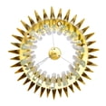 thumbnail image 4 of CWI Lighting Cityscape 12 Light Contemporary Metal Chandelier in Satin Gold, 4 of 6
