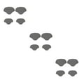 thumbnail image 4 of kurtrusly Semelles Ajustables pour Talons Hauts, Réparation de Talons Personnalisable, Gris 3Set, 4 of 6