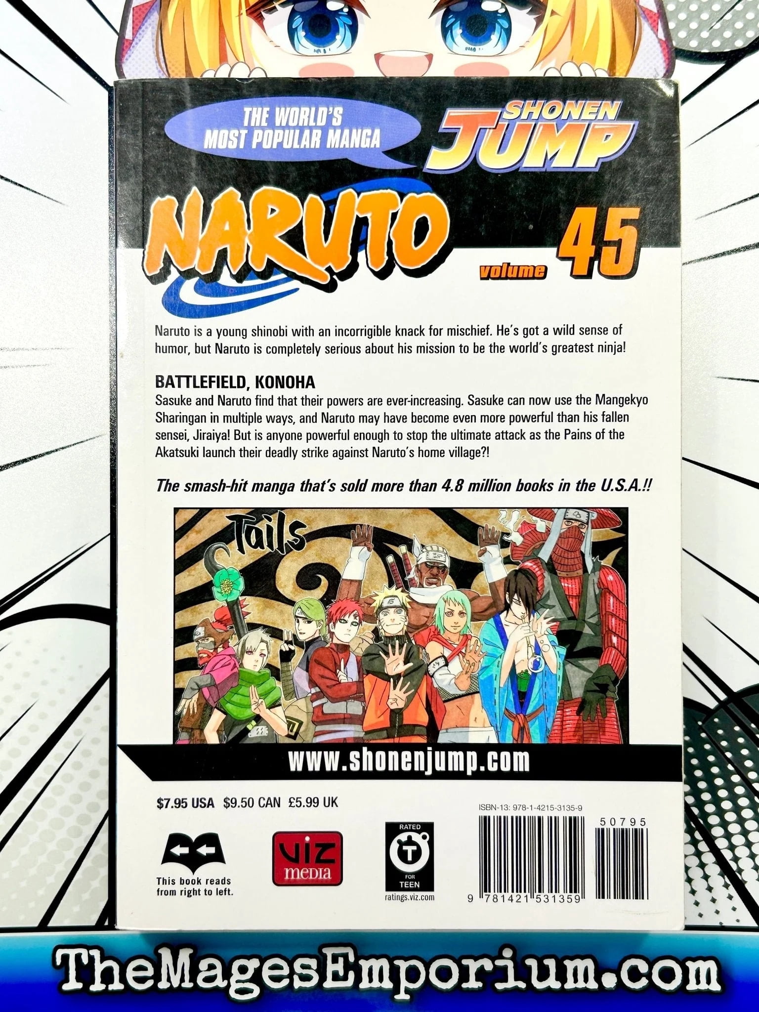 Naruto: Naruto, Vol. 45 (Series #45) (Edition 1) (Paperback
