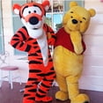 thumbnail image 2 of Disfraz de mascota de oso Pooh de Disney, personaje de dibujos animados, oso Winnie, divertido traje de cosplay, disfraz publicitario para fiesta de carnaval, 2 of 5